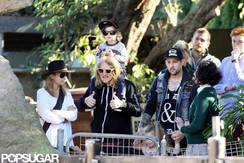 Nicole Richie and Joel Madden Take Their Little Ones to the Sydney Zoo Nicole Richie and Joel Madden Take Their Little Ones to the Sydney Zoo