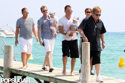 Neil Patrick Harris and David Burtka brought their twins to France in August 2011 to meet up with Elton John's family.
Neil Patrick Harris and David Burtka brought their twins to France in August 2011 to meet up with Elton John's family.