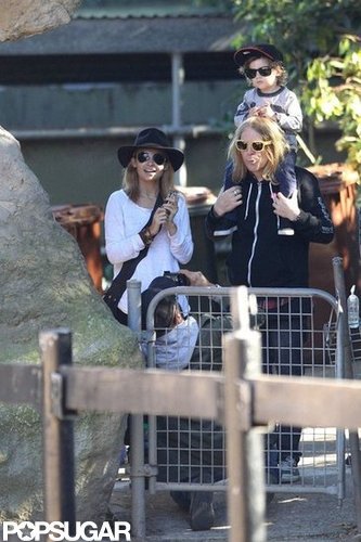 Nicole Richie and Joel Madden Take Their Little Ones to the Sydney Zoo Nicole Richie and Joel Madden Take Their Little Ones to the Sydney Zoo