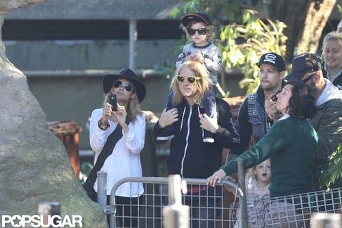 Nicole Richie and Joel Madden Take Their Little Ones to the Sydney Zoo Nicole Richie and Joel Madden Take Their Little Ones to the Sydney Zoo