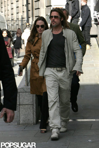 Brad Pitt and Angelina Jolie went to the National Portrait Gallery in London during May.
Brad Pitt and Angelina Jolie went to the National Portrait Gallery in London during May.