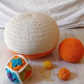 Moroccan Poufs for Kids' Rooms