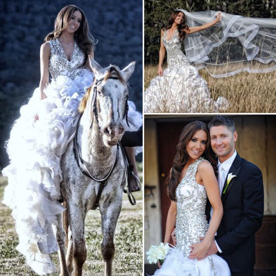 Michael Clarke Marries Kyly Boldy in Alex Perry Wedding Dress: See Pictures of Her Gorgeous Gown! Michael Clarke Marries Kyly Boldy in Alex Perry Wedding Dress: See Pictures of Her Gorgeous Gown!