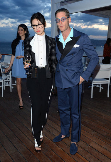 Zhu Zhu (with Lapo Elkann) at the Vanity Fair and Gucci party.