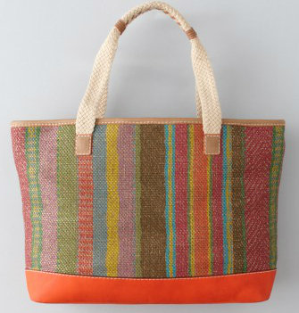 Batik-inspired stripes in tropical hues pair well with braided rope straps and sleek leather trim.
Loft Woven Straw Tote ($60)
Batik-inspired stripes in tropical hues pair well with braided rope straps and sleek leather trim.
Loft Woven Straw Tote ($60)