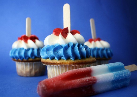 Bomb Pop Cupcakes Bomb Pop Cupcakes