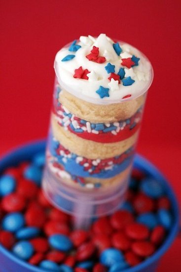 Patriotic Push Pops