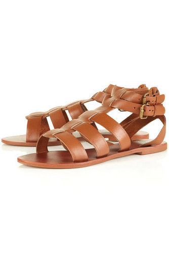 Stick with traditional gladiator sandals for a sturdy, wear-with-anything style.
Topshop Hike Leather Gladiator Sandals ($64)
Stick with traditional gladiator sandals for a sturdy, wear-with-anything style.
Topshop Hike Leather Gladiator Sandals ($64)