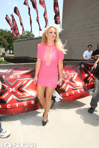Britney Spears Rolls Into Austin For Her First Day of X Factor Auditions Britney Spears Rolls Into Austin For Her First Day of X Factor Auditions