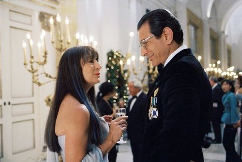On Compliments
Movie: The Life Aquatic With Steve Zissou
Eleanor's (Anjelica Huston) "part-gay" ex-husband, Alistair Hennessey (Jeff Goldblum), still knows how to compliment a lady. But he really just enjoys making his nemesis — Eleanor's current husband Steve Zissou (Bill Murray) — jealous in the process.
Line on Love
Alistair Hennessey: "You're the most ravishing creature that I've ever seen in my life."
On Compliments
Movie: The Life Aquatic With Steve Zissou
Eleanor's (Anjelica Huston) "part-gay" ex-husband, Alistair Hennessey (Jeff Goldblum), still knows how to compliment a lady. But he really just enjoys making his nemesis — Eleanor's current husband Steve Zissou (Bill Murray) — jealous in the process.
Line on Love
Alistair Hennessey: "You're the most ravishing creature that I've ever seen in my life."