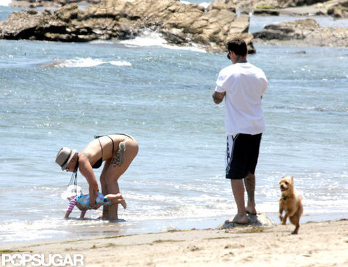 Bikini-Clad Pink Hangs at the Beach Over the Weekend Bikini-Clad Pink Hangs at the Beach Over the Weekend