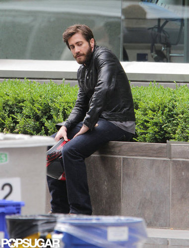 Jake Gyllenhaal was on set in Toronto for his next film, An Enemy.
Jake Gyllenhaal was on set in Toronto for his next film, An Enemy.