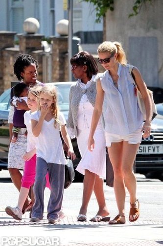 Gwyneth Paltrow was out and about with Apple in London.
Gwyneth Paltrow was out and about with Apple in London.