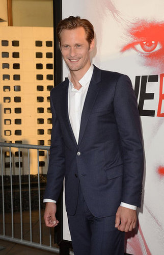 Alexander Skarsgard brightened up the scene with a smile.
Alexander Skarsgard brightened up the scene with a smile.