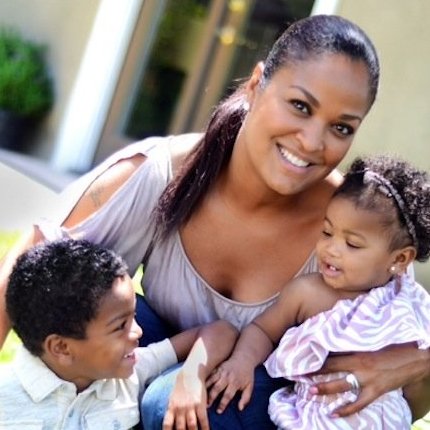 Laila Ali: "We Are a Kissing Family"