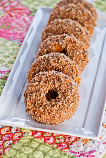 Vegan Pecan-Pumpkin Glazed Donuts