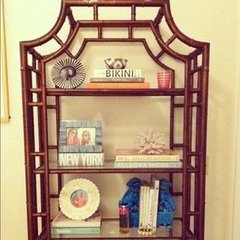 Colorful Bamboo Bookcase