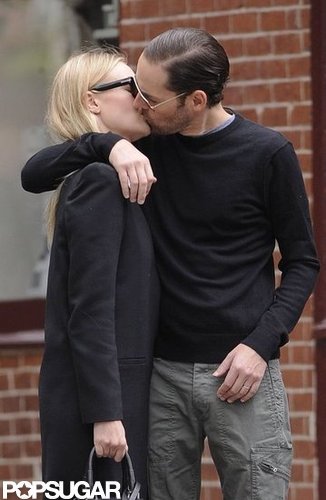 Kate Bosworth and boyfriend Michael Polish kissed while taking a stroll through the West Village in NYC.
Kate Bosworth and boyfriend Michael Polish kissed while taking a stroll through the West Village in NYC.