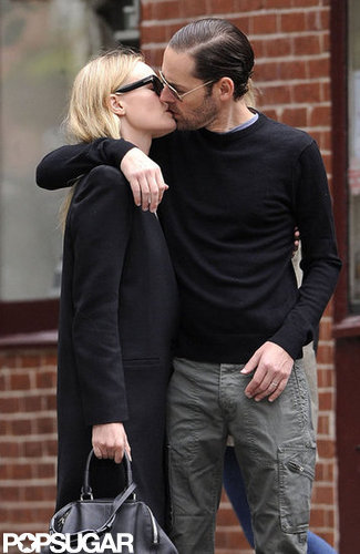 Kate Bosworth and boyfriend Michael Polish kissed on the streets of the West Village in NYC.
Kate Bosworth and boyfriend Michael Polish kissed on the streets of the West Village in NYC.