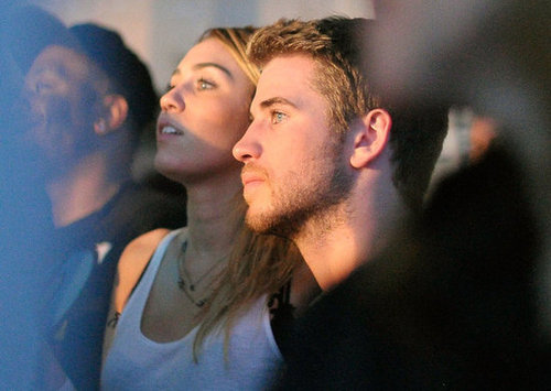 Miley Cyrus and Liam Hemsworth checked out the scene at the launch of Google Music back in November 2011.
Miley Cyrus and Liam Hemsworth checked out the scene at the launch of Google Music back in November 2011.