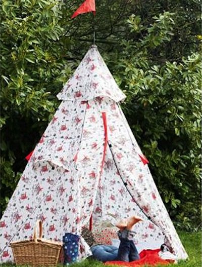 To help make your Cath Kidston Cowboy Teepee Tent ($116) even more recognizable in a crowd, add a festive flag to its crown.
To help make your Cath Kidston Cowboy Teepee Tent ($116) even more recognizable in a crowd, add a festive flag to its crown.