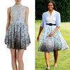Michelle Obama in Floral Band of Outsiders Dress