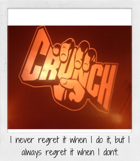 I never regret it when I do it, but I always regret it when I don't.