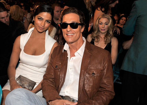 Camila Alves and Matthew McConaughey sat in the audience at the April 2009 Academy of Country Music Awards in Las Vegas.
Camila Alves and Matthew McConaughey sat in the audience at the April 2009 Academy of Country Music Awards in Las Vegas.