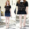 Jessica Chastain Peplum Top by Carven