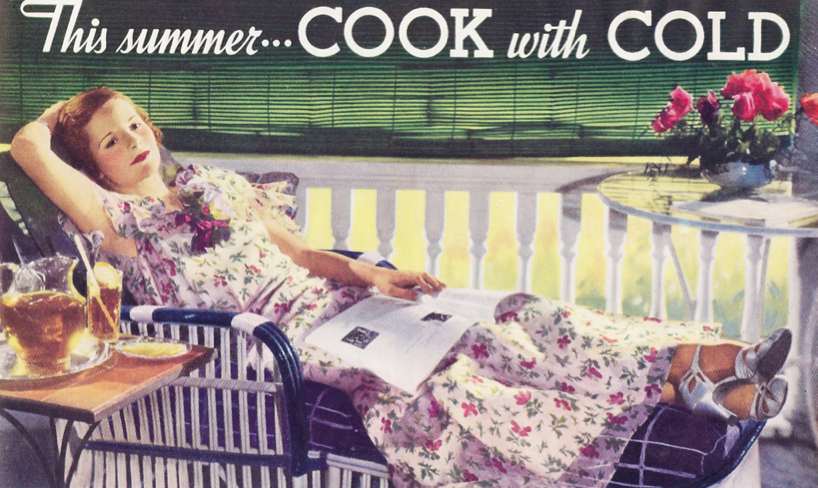 Hmmm . . . cook with cold?
Hmmm . . . cook with cold?