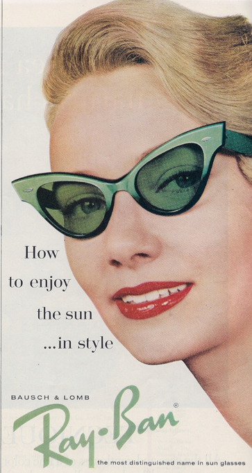 Cat-eye sunnies are a classic.
Cat-eye sunnies are a classic.