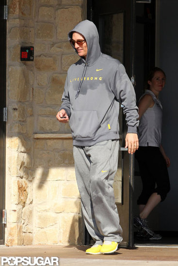 Matthew McConaughey worked out after his wedding. Matthew McConaughey worked out after his wedding.