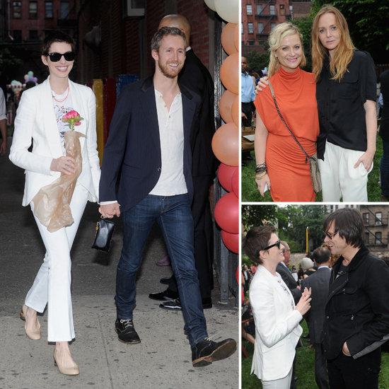 Anne Hathaway Celebrates Spring Stella With Amy Poehler Anne Hathaway Celebrates Spring Stella With Amy Poehler