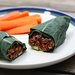 Bean Burger Collard Wrap