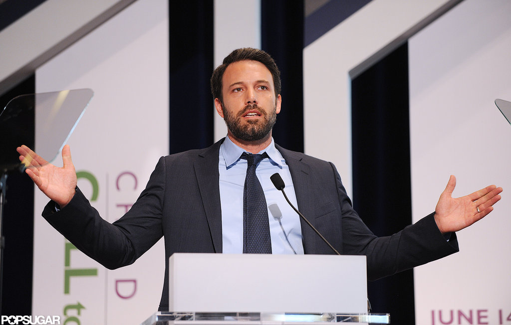 Ben Affleck spoke at a conference in Washington DC. Ben Affleck spoke at a conference in Washington DC.