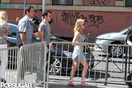 Jennifer Aniston and Justin Theroux explored Rome.
Jennifer Aniston and Justin Theroux explored Rome.