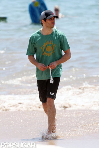 James Marsden enjoyed the beach in Hawaii.
James Marsden enjoyed the beach in Hawaii.