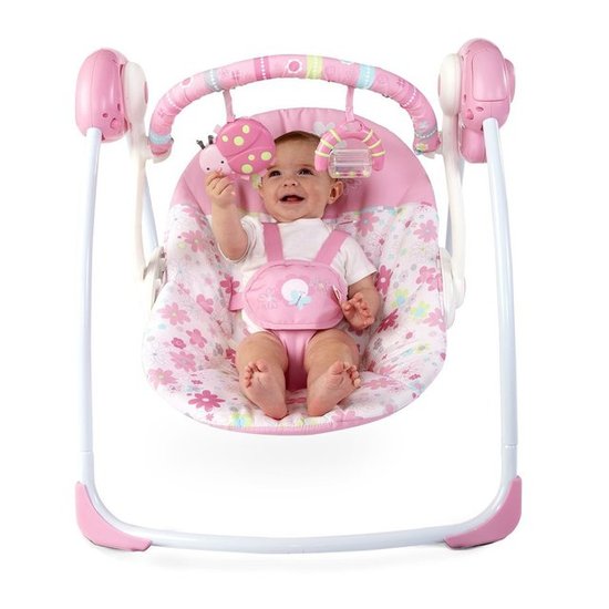 Bright Starts Portable Swing, Blossomy Blooms ($50)