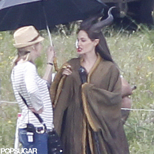Angelina Jolie shot Maleficent in England.
Angelina Jolie shot Maleficent in England.