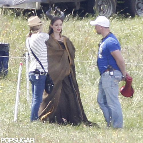Angelina Jolie worked on Maleficent in the UK.
Angelina Jolie worked on Maleficent in the UK.