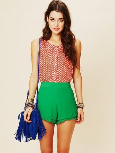 We think a preppy countryside getaway deserves a fun side of quirky prints, don't you? Try this semisheer Peter Pan-collar tank with white jeans and sophisticated flats.
Free People Printed Symmetry Button-Down ($68)
We think a preppy countryside getaway deserves a fun side of quirky prints, don't you? Try this semisheer Peter Pan-collar tank with white jeans and sophisticated flats.
Free People Printed Symmetry Button-Down ($68)