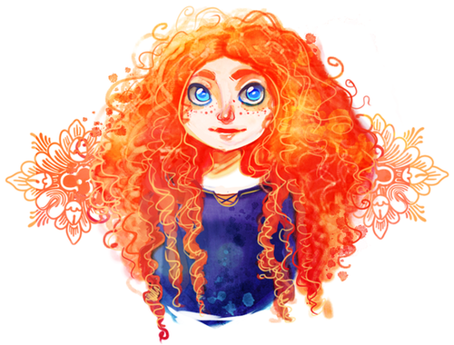 Watercolor Merida Watercolor Merida