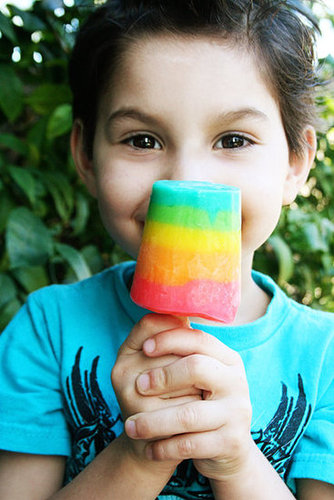 Rainbow Pudding Pops Rainbow Pudding Pops