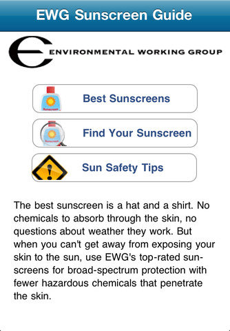 EWG Sunscreen Buyer's Guide (Free)