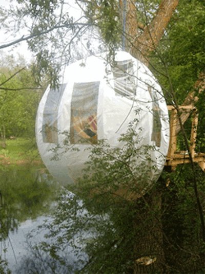 Try a lofty camping spot with this Treehouse (inquire for price).
Try a lofty camping spot with this Treehouse (inquire for price).