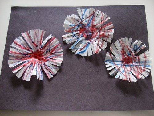 Make These: Cupcake Liner Fireworks Make These: Cupcake Liner Fireworks