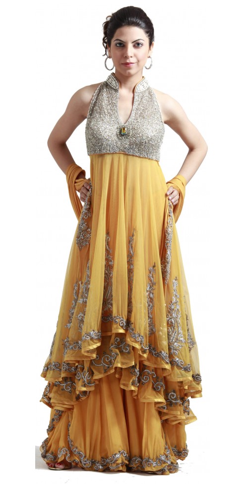 Yellow Banarasi Sharara Yellow Banarasi Sharara