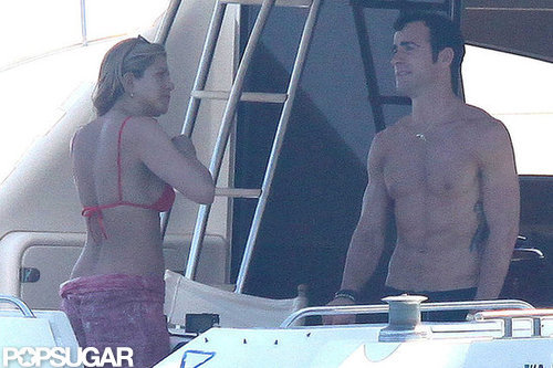 Jennifer Aniston Flaunts Bikini Body and Shows PDA With Shirtless Justin Jennifer Aniston Flaunts Bikini Body and Shows PDA With Shirtless Justin