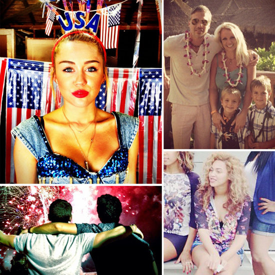Miley, Britney, Beyoncé, and More Stars Share Their Fourth of July Fun Miley, Britney, Beyoncé, and More Stars Share Their Fourth of July Fun