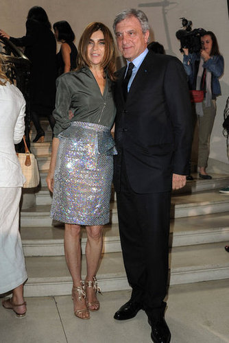 Carine Roitfeld and Sidney Toledano Carine Roitfeld and Sidney Toledano